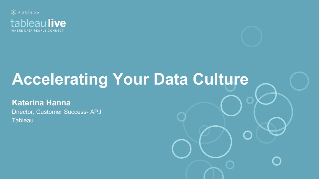 Accéder à Accelerating your data culture