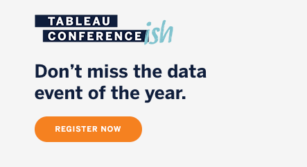 Passa a Register for Tableau Conference 2020